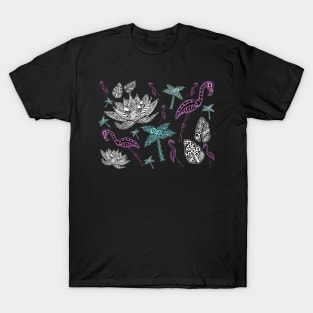 Day of the Dead Flamingos T-Shirt